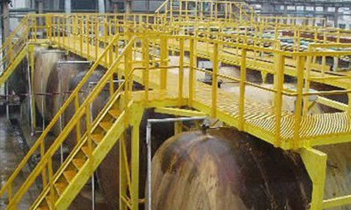 एएसटीएम फाइबरग्लास प्रबलित प्लास्टिक झंझरी एफआरपी वॉकवे झंझरी संक्षारण प्रतिरोध
