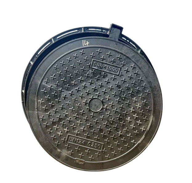 लोड रेटिंग A15 फाइबरग्लास मैनहोल कवर FRP Recessed Cover 25Mm,Frp कम्पोजिट राल मैनहोल कवर