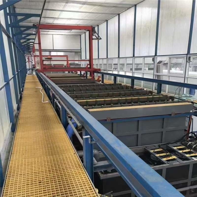इलेक्ट्रोप्लाटिंग प्लांट वॉकवे 38*38*30 मिमी एफआरपी ग्रिटिंग का उपयोग करें अनुकूलित आकार और रंग